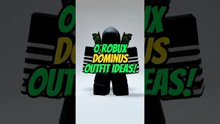 0 Robux Outfit Ideas! Free Dominus Items 😱 #roblox #shorts