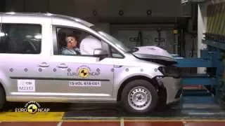 Euro NCAP Crash Test of VW Caddy 2015