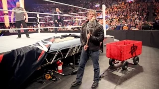 Dean Ambrose Confronts Paul Heyman And Brock Lesnar, WWE RAW 03/28/16