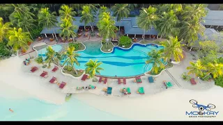 Maldives in 4K -  Royal Island Resort and Spa by Drone - An aerial view of the island. DJI Phantom 4