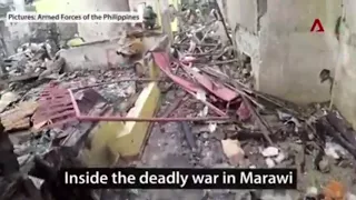 WATCH: Widespread destruction as the Philippine army