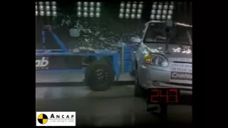 Hyundai Accent 2003 ANCAP Crash Test (3 stars)