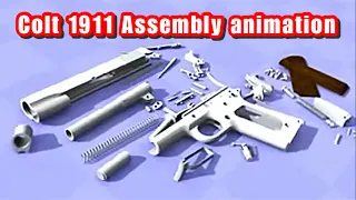 Colt 1911 Assembly animation