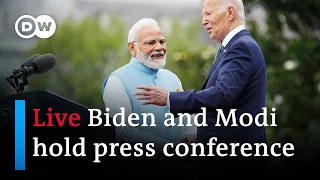 Live: US President Biden and Indian Prime Minister Modi hold joint press conference | DW News