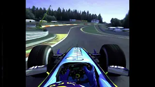 F1 Fernando Alonso 2005 Spa | Realistic onboard | Assetto Corsa