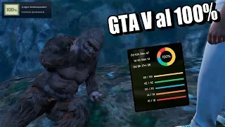 QUÉ PASA CUANDO COMPLETAMOS EL GTA V AL 100????