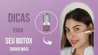 COMO FAZER O SEU BOTOX DURAR MAIS #botox #cosmeticos #lifting