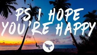 The Chainsmokers ft. blink-182 - P.S. I Hope You're Happy (Lyrics)