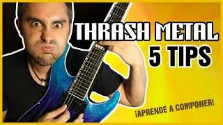 Como tocar THRASH METAL con Guitarra eléctrica 🎸 5 IDEAS para Componer