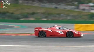 Ferrari FXX screaming at Spa-Francorchamps
