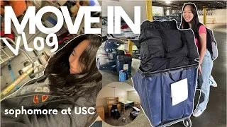 開箱南加大宿舍！| 留學生又回美國上學囉 | MOVE-IN VLOG (sophomore at usc) + apartment tour | usc vlog 11 | MichelleLee