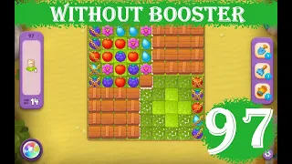 Gardenscapes Level 97 - [14 moves] [2023] [HD] solution of Level 97 Gardenscapes [No Boosters]