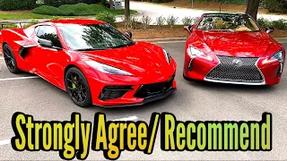 2020 C8 Mid Engine Corvette Owner DRIVES LC 500 Lexus Coupe! *Here's My Opinion*