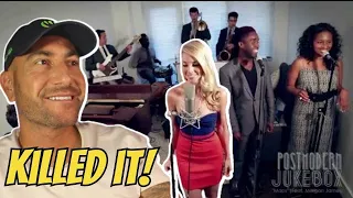 Postmodern Jukebox - Maps - Vintage 1970s Soul Maroon 5 Cover ft. Morgan James | First Time REACTION