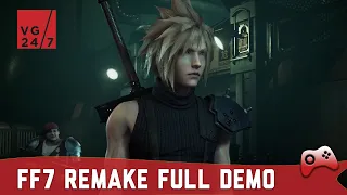 Final Fantasy 7 Remake - Full E3 Demo Walkthrough