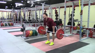 Power Clean   Above Knee