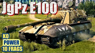 World of Tanks Jg Pz e100 Gameplay 2020: 10 Kills - WoT Replays