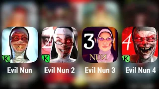 Evil Nun All New Chapters Full Gameplay || Evil Nun 1 2 3 4 All New Mods | Granny Evil Nun Mod