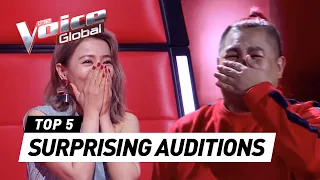 The Voice | MOST SURPRISING Blind Auditions worldwide [PART 4]