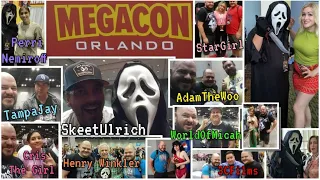 Megacon 2023 - Scream Panel (20 plus minutes) I Cosplayed As Ghostface + Meeting Celebrities