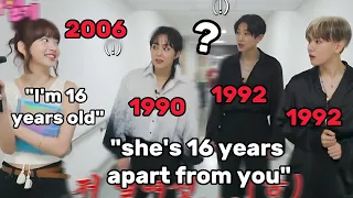 EXO members reactions when finding out EUNCHAE was born in 2006 (half of XIUMIN's age)