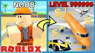 I Built A Level 999,999 Airport Island In Roblox