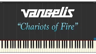 Vangelis - Chariots of Fire (Piano Tutorial Synthesia)