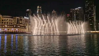 Dubai fountain light laser LED show