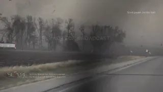 Gilmore City IA Tornado Doing Damage 4-12-2022