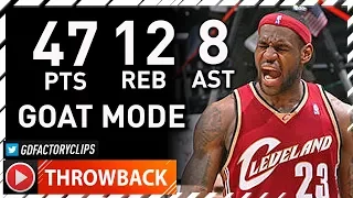 Throwback: LeBron James GOAT MODE Game 3 Highlights vs Hawks (2009 Playoffs) - 47 Pts, 12 Reb, 8 Ast