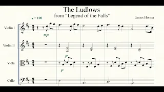 The Ludlows from Legend of the Falls  String Quartet