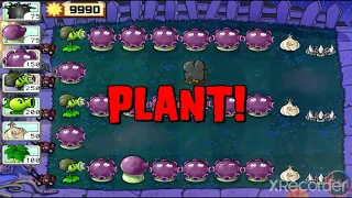 Amazing! 9999 Gloom Shroom vs Gatling Pea vs 9999 All Zombies | Plants vs. Zombies