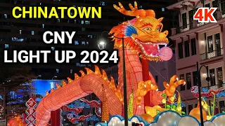 Chinese New Year Lights Up 2024 |  Chinese New Year Bazaar | Singapore Chinatown CNY Market Tour