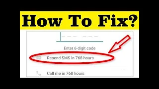 How to fix WhatsApp Verification Code not received - English 2020