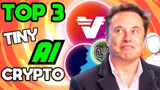 TOP 3 TINY AI CRYPTO COINS: TURN 1K INTO 100K?! (HUGE PROFIT)