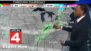 Metro Detroit weather forecast Feb. 20,  2024 -- Noon Update