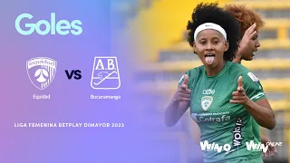 La Equidad vs. Bucaramanga  (goles) | Liga Femenina BetPlay Dimayor 2023 |  Fecha 16