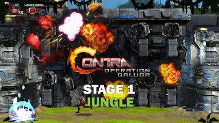 Contra Operation Galuga 2024 Campaign Stage 1. Jungle Gameplay [1440P 60Fps]