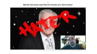 Martin Scorsese Hating On Marvel and Super Hero Movies "they're not cinema"