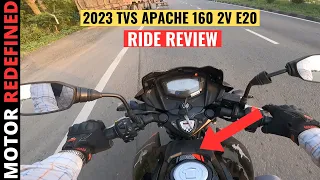2023 TVS Apache RTR 160 2V E20 Ride Review | Kya Performance Better Hua Hai??