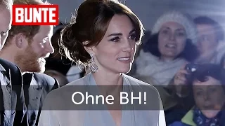 Herzogin Kate  - Ohne BH zur Filmpremiere! - BUNTE TV