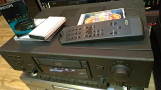 Philips DCC-900 gravando em DCC digital