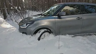 Suzuki Swift 1.2H AllGrip on Snow