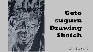 Geto Suguru Drwing Sketch