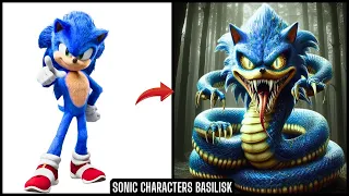 Sonic The Hedgehog All Characters as Basilisk