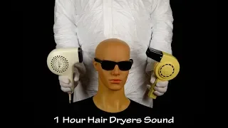 Two Hair Dryers Sound 4 | ASMR | 1 Hour White Noise to Sleep