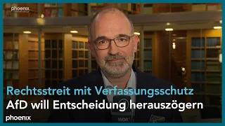 Rechtsstreit zwischen AfD und Verfassungsschutz: Einschätzung von  Michael Heussen (WDR) | 11.04.24