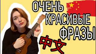 Урок  китайского языка для начинающих. ОЧЕНЬ КРАСИВЫЕ ФРАЗЫ.