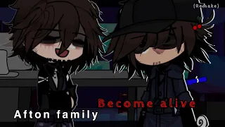 Afton Family Become Alive || GACHA AFTON FAMILY