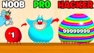 NOOB vs PRO vs HACKER | Blob Merge 3D | With Oggy And Jack | Rock Indian Gamer |